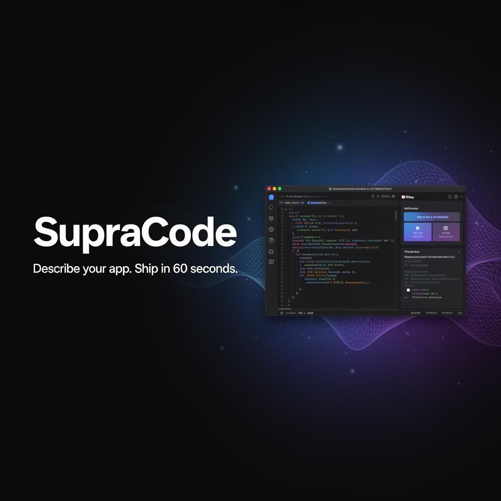 SupraCode - The Complete Development Solution | Code Assistant & IDE
